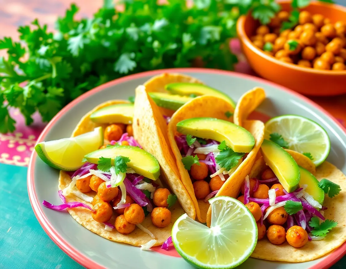 14 Vegan Recipes That Even Meat Lovers Will Crave (You Have to Try #3!) - 2. Spicy Chickpea Tacos