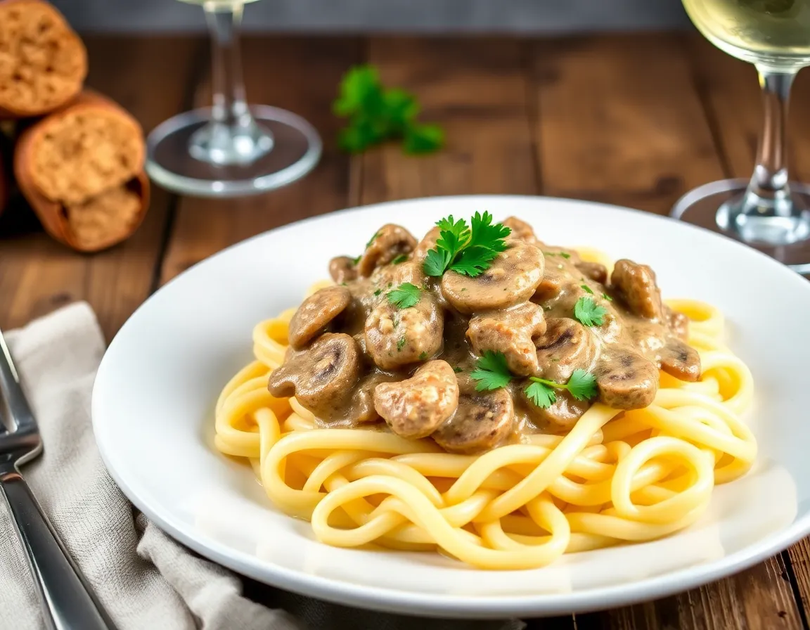 14 Vegan Recipes That Even Meat Lovers Will Crave (You Have to Try #3!) - 1. Savory Vegan Mushroom Stroganoff