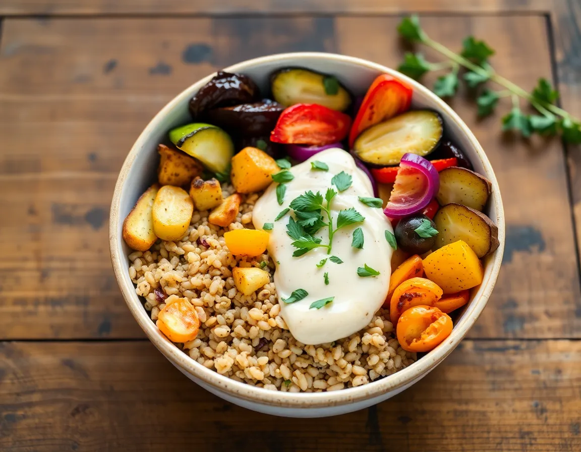 14 Vegan Recipes That Even Meat Lovers Will Crave (You Have to Try #3!) - 12. Roasted Vegetable Buddha Bowl