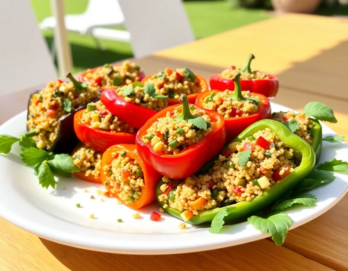 14 Vegan Recipes That Even Meat Lovers Will Crave (You Have to Try #3!) - 9. Mediterranean Stuffed Peppers